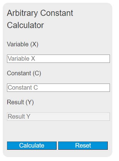 Calculates the <b>transposed matrix</b>. . Arbitrary constant calculator